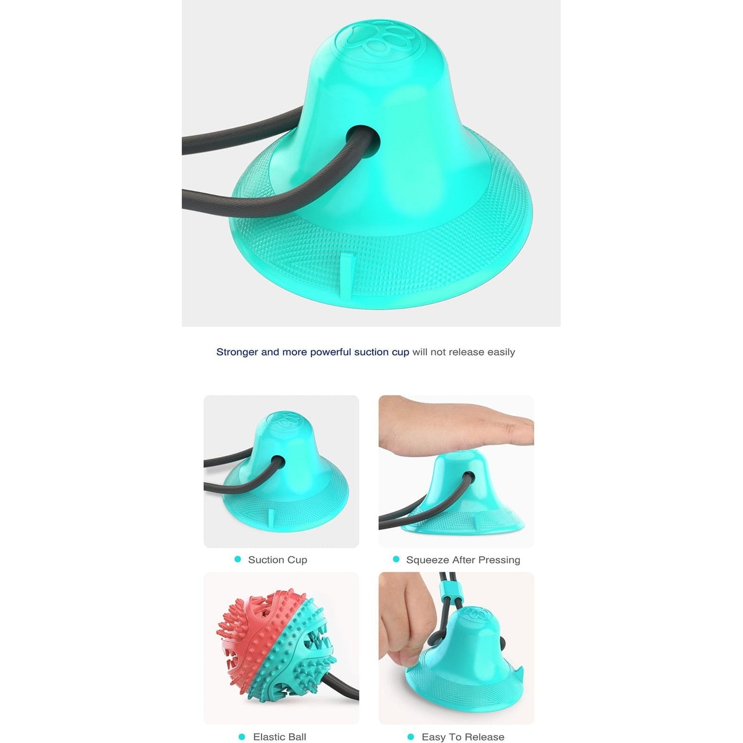 Suction Cup Dog Toy